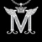 2.17 Ctw VS/SI1 Diamond Prong Set 18K White Gold Letter theme ( m) Necklace