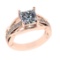 2.33 Ctw VS/SI1 Diamond 14k Rose Gold Engagement Ring