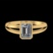 1.00 Ctw VS/SI1 Diamond Prong Set 10K Yellow Gold Solitaire Ring (ALL DIAMO