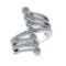 2.04 Ctw SI2/SI1 Diamond Prong Set 14k white Gold Engagement Ring (ALL DIAM