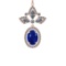27.99 Ctw SI1/SI2 Tanzanite and Diamond 14k Rose Gold Pandant (ALL DIAMOND