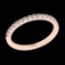 0.36 Ctw VS/SI1 Diamond 10k Rose Gold Eternity Band Ring (ALL DIAMOND ARE L