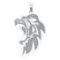 3.86 Ctw VS/SI1 Diamond 14k white Gold Creature them Pendant(ALL DIAMOND AR