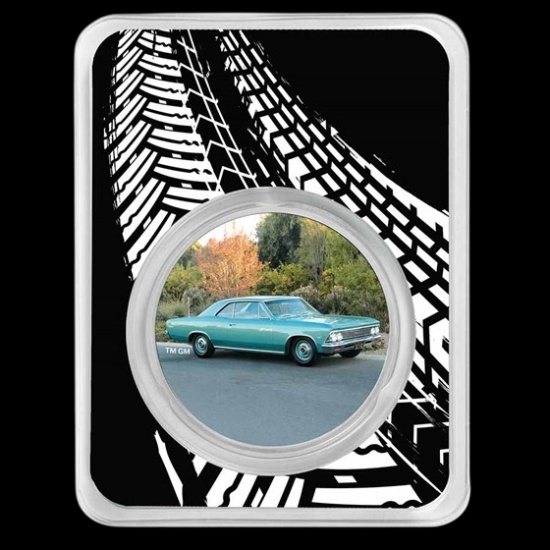 Chevrolet Malibu Colorized 1 oz Silver w/ TEP