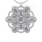4.28 Ctw VS/SI1 Diamond 14K White Gold Necklace (ALL DIAMOND ARE LAB GROWN
