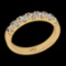 0.75 Ctw VS/SI1 Diamond 10k Yellow Gold Eternity Band Ring (ALL DIAMOND ARE