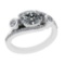 2.94 Ctw VS/SI1 Diamond 14k white Gold Engagement Ring