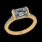 1.99 Ctw VS/SI1 Diamond 10k Yellow Gold Engagement Ring (ALL DIAMOND ARE LA