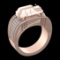 1.07 Ctw VS/SI1 Diamond 10k Rose Gold Engagement Ring ( (ALL DIAMOND ARE LA