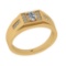 0.35 Ctw VS/SI1 Diamond 10K Yellow Gold Engagement Ring (ALL DIAMOND ARE LA