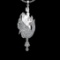 4.51 Ctw VS/SI1 Diamond 10k White Gold Birds theme Pendant (ALL DIAMOND ARE
