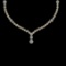 116.18 Ctw VS/SI1 Diamond 10K Yellow Gold Necklace Set (ALL DIAMOND ARE LAB