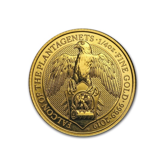 The Queen s Beasts 1/4 oz. Gold Bullion 2019 Falcon