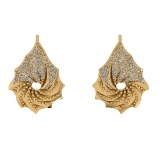 0.49 Ctw VS/SI1 Diamond 10K Yellow Gold Stud Earrings (ALL DIAMOND ARE LAB