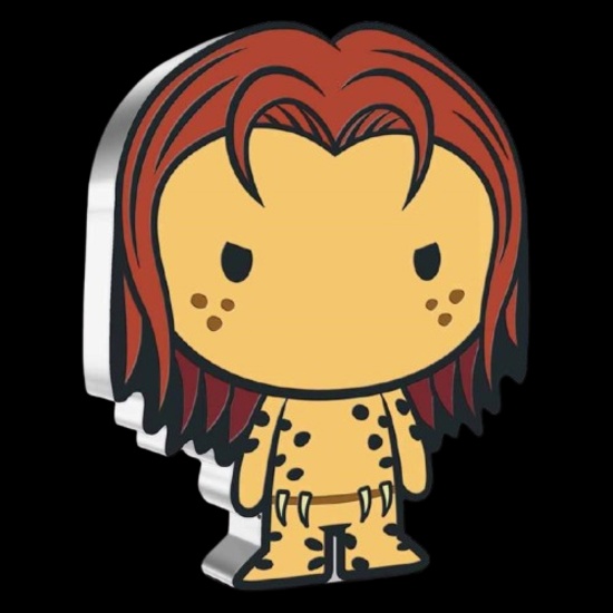 2021 Niue 1 oz Silver Chibi Coin Collection: The Cheetah