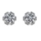 4.42 Ctw VS/SI1 Diamond 14k white Gold Stud Earrings