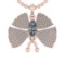 2.98 Ctw VS.SI1 (ALL DIAMOND ARE LAB GROWN ) Diamond 14k Rose Gold Necklace