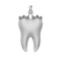 0.66 Ctw VS/SI1 Diamond 14k white Gold Pendant (ALL DIAMOND ARE LAB GROWN )