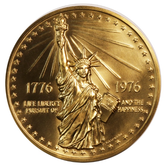 1976 National Bicentennial Gold Medal 13.432 Oz. AGW