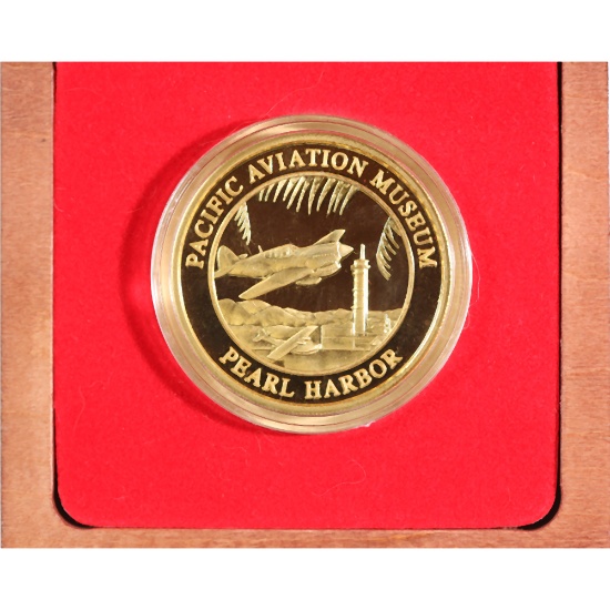 Pearl Harbor Pacific Aviation Museum 1 Oz. Gold PF 2007