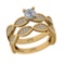 1.05 Ctw VS/SI1 Diamond Prong Set 14k Yellow Gold Engagement Ring (ALL DIAM
