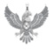 3.73 Ctw VS/SI1 Diamond 14k white Gold Eagle theme Pendant (ALL DIAMOND ARE
