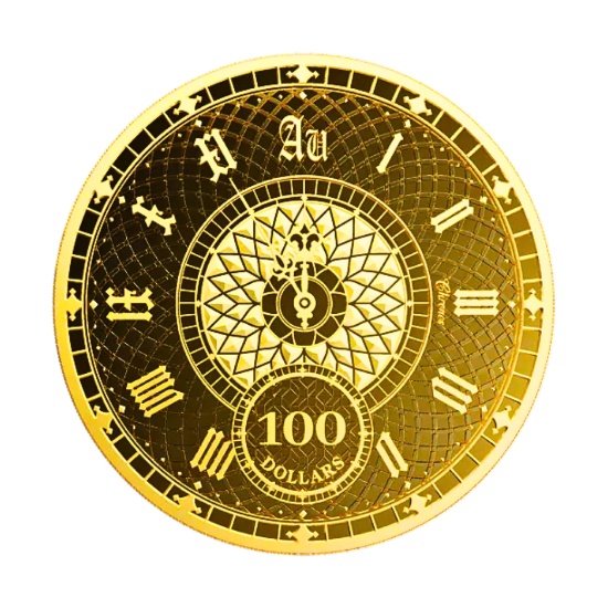 Tokelau One Ounce .9999 Fine Gold 2022 Chronos PL