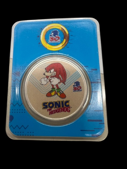 2021 Niue 1 oz Silver Sonic Colorized (with TEP)