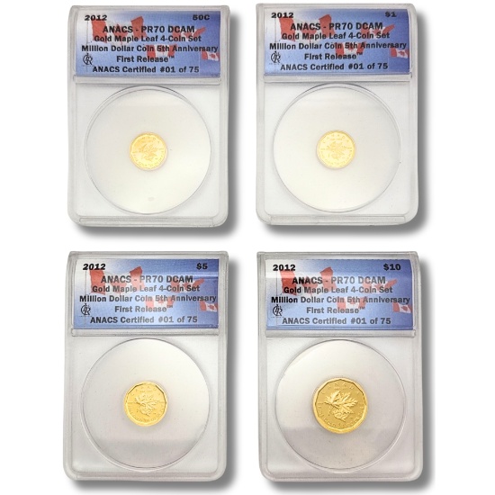 Canada 2012 Gold Maple Leaf 4-Coin Set ?