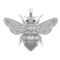 1.98 Ctw SI1/SI2 Diamond 14k white Gold Creature Pendant(ALL DIAMOND ARE LA