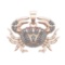 4.10 Ctw SI2/SI1 Diamond Prong Set 14k Rose Gold Pandant (ALL DIAMOND ARE L