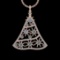 7.66 Ctw VS/SI1 Diamond 10k Rose Gold Christmas Theme Pandant (ALL DIAMOND