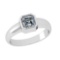 0.75 Ctw VS/SI1 Diamond 14k white Gold Solitaire Ring (ALL DIAMOND ARE LAB