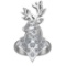 1.25 Ctw VS/SI1 Diamond 14k white Gold Creature theme Ring (ALL DIAMOND ARE