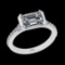 1.99 Ctw VS/SI1 Diamond 10k White Gold Engagement Ring (ALL DIAMOND ARE LAB