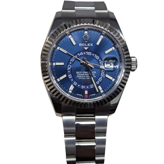 Brand New Rolex SkyDweller Blue Dial Comes with Box and Papers