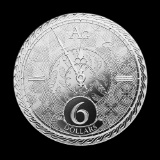2020 Tokelau 1 oz Silver $6 Chronos