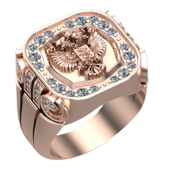0.65 Ctw VS/SI1 Diamond Prong Set 14k Rose Gold Ring (ALL DIAMOND ARE LAB G