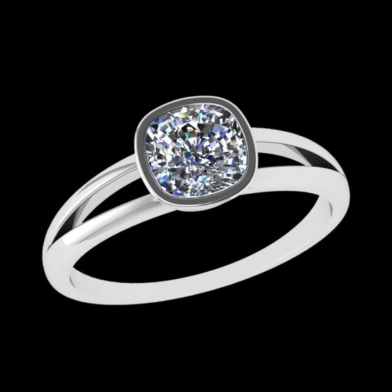 1.25 Ctw VS/SI1 Diamond 10k white Gold Solitaire Ring (ALL DIAMOND ARE LAB
