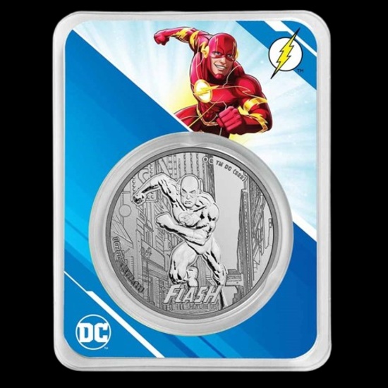 2023 Samoa 1 oz Silver DC Comics Flash BU (with TEP)