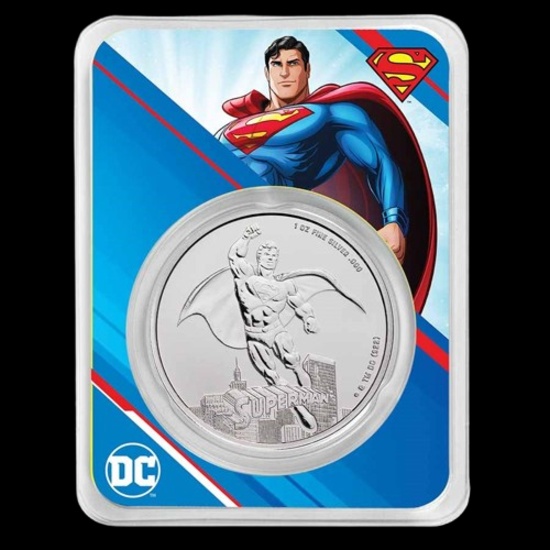 2023 Samoa 1 oz Silver DC Comics Superman BU (with TEP)