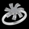 0.22 Ctw VS/SI1 Diamond Prong Set 10k white Gold Engagement Ring ( (ALL DIA