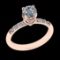 1.25 Ctw VS/SI1 Diamond 10k Rose Gold Engagement Ring (ALL DIAMOND ARE LAB