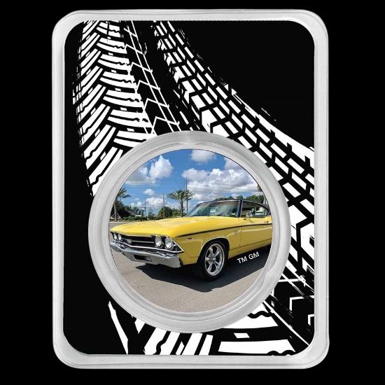 Chevrolet Chevelle 1 oz Colorized Silver (in TEP)