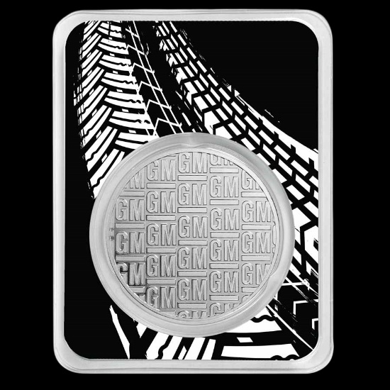 General Motors Logo (1967-2021) 1 oz Silver w/TEP