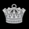 1.11 Ctw SI2/SI1 Diamond 10k white Gold Pandant (ALL DIAMOND ARE LAB GROWN