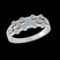 0.23 Ctw VS/SI1 Diamond 10k white Gold Engagement Ring (ALL DIAMOND ARE LAB