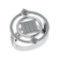 1.56 Ctw VS/SI1 Diamond 14K White Gold Engagement Ring