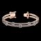 3.32 Ctw VS/SI1 Diamond Style 14K Rose Gold Bracelet (ALL DIAMOND ARE LAB G