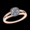 1.25 Ctw VS/SI1 Diamond 10k Rose Gold Solitaire Ring (ALL DIAMOND ARE LAB G